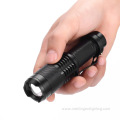 Clip torches Telescopic Zoom Outdoor Flashlight